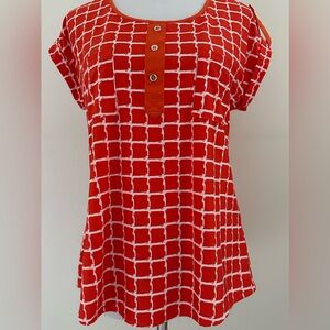 MINE || NWOT - Orange Sleeveless Top. Sz. S.